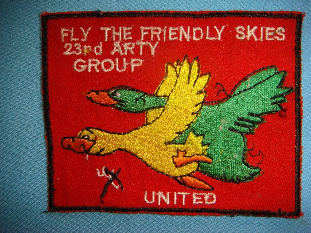 VIETNAM WAR PATCH, US 23rd INFANTRY DIVISION ARTY GROUP