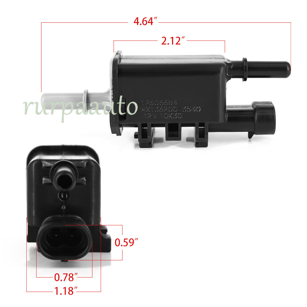 EVAP Emisson Vapor Canister Purge Valve Solenoid 12597567 For GM Chevy GMC Buick
