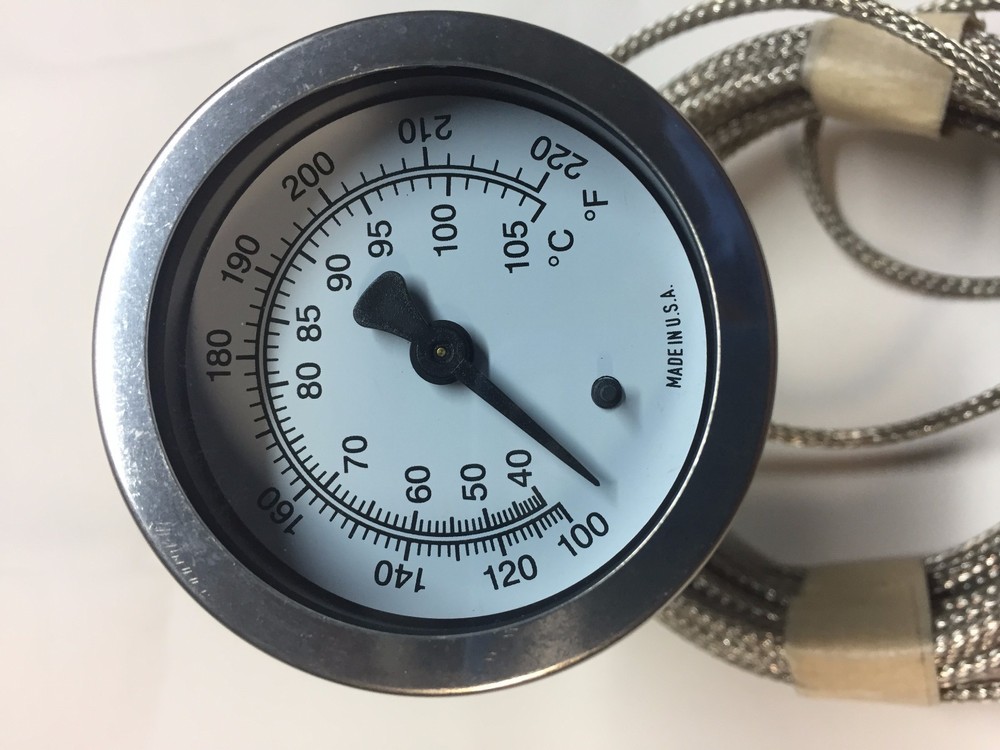Weiss instruments model W thermometer 23FT long