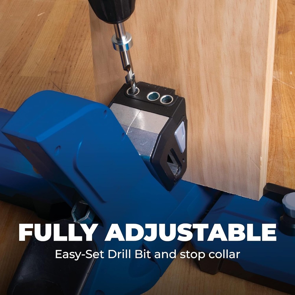 Tool KPHJ720PRO Pocket-Hole Jig 720PRO - Easy Clamping & Adjusting - Includes...