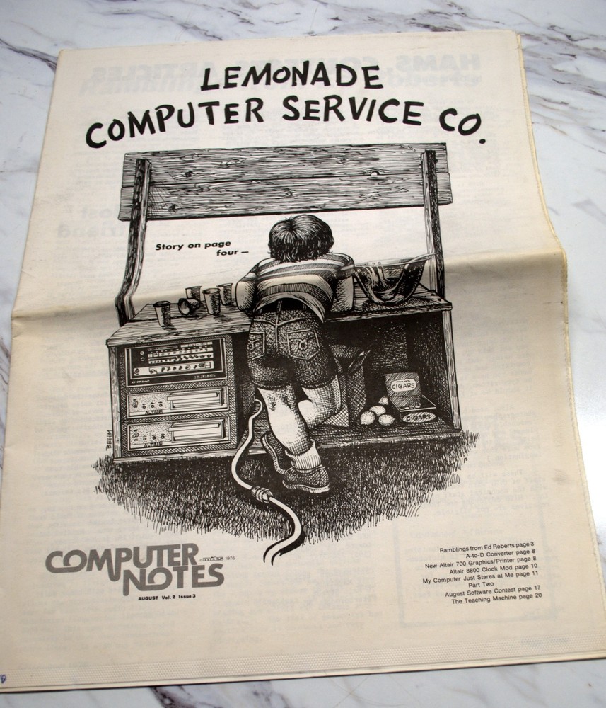 Rare Issue MITS Computer Notes August 1976 Altair 680-b