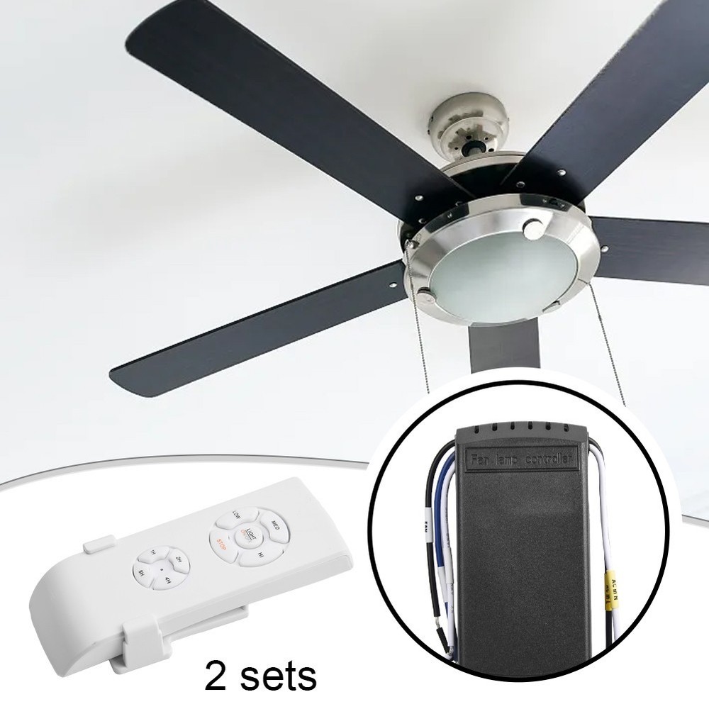 High Quality Ceiling Fan Light Control Kit Stable Receiver Comfortable Grip