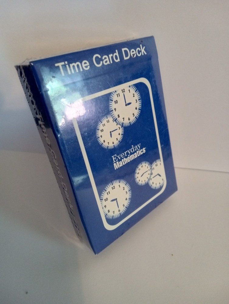 Everyday Mathematics NEW, SEALED Time Card Deck Wright Group McGraw Hill
