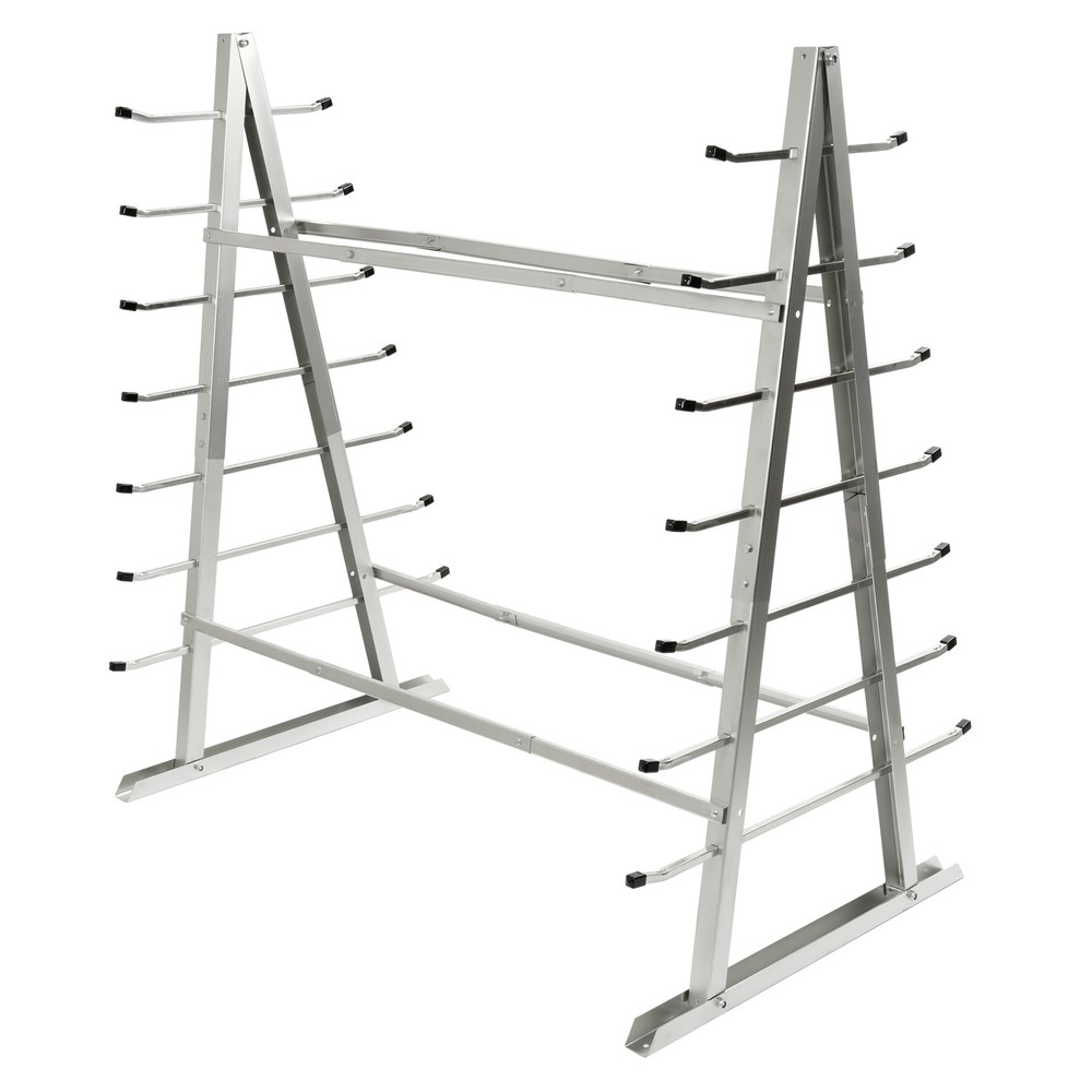 2000LBS 7-Tier Floor Standing Horizontal Storage Rack for Lumber/Pipe Adjustable