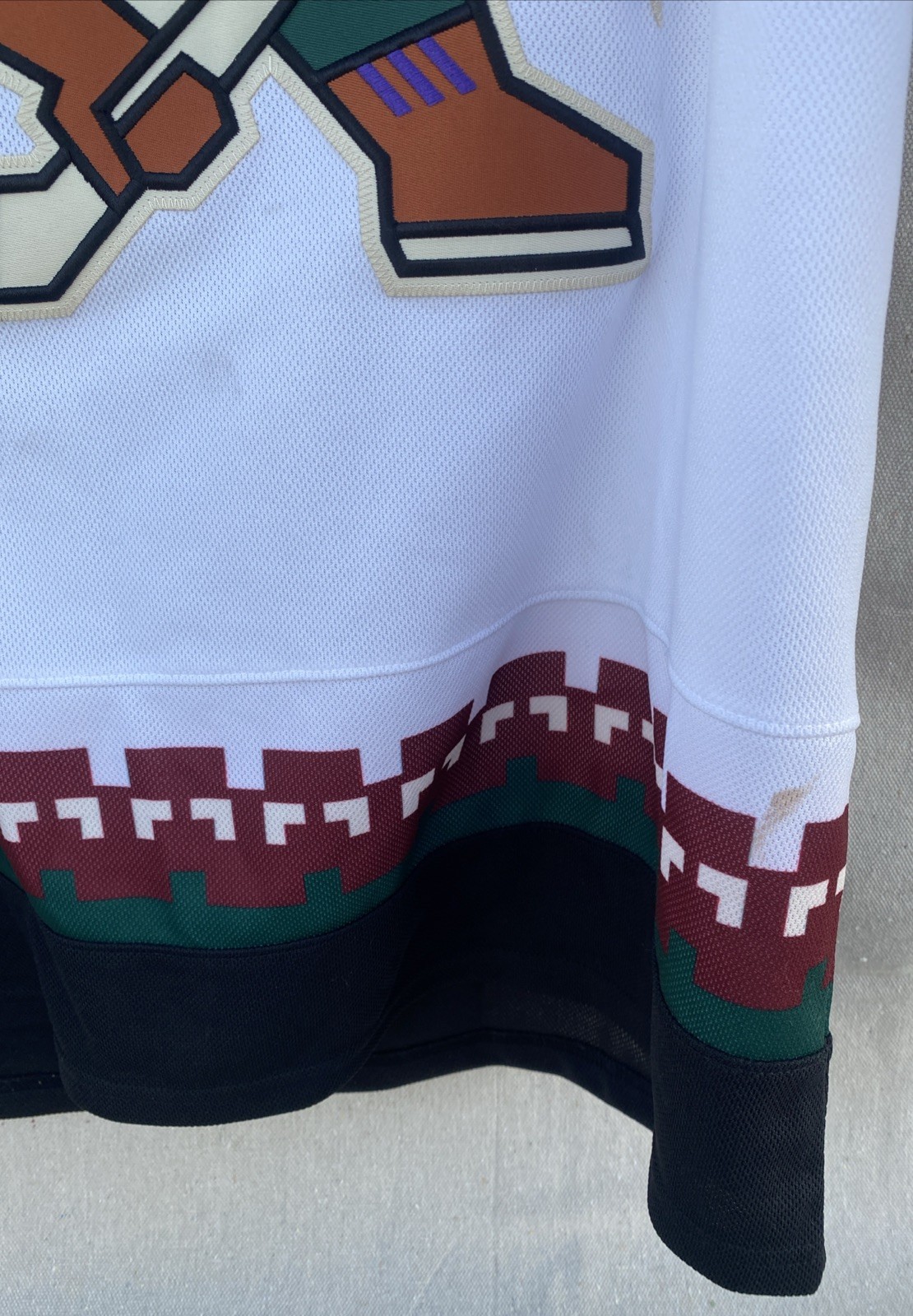 Arizona Coyotes Adidas Primegreen Away Kachina Jersey Size 50 Used ONCE w/ BOX