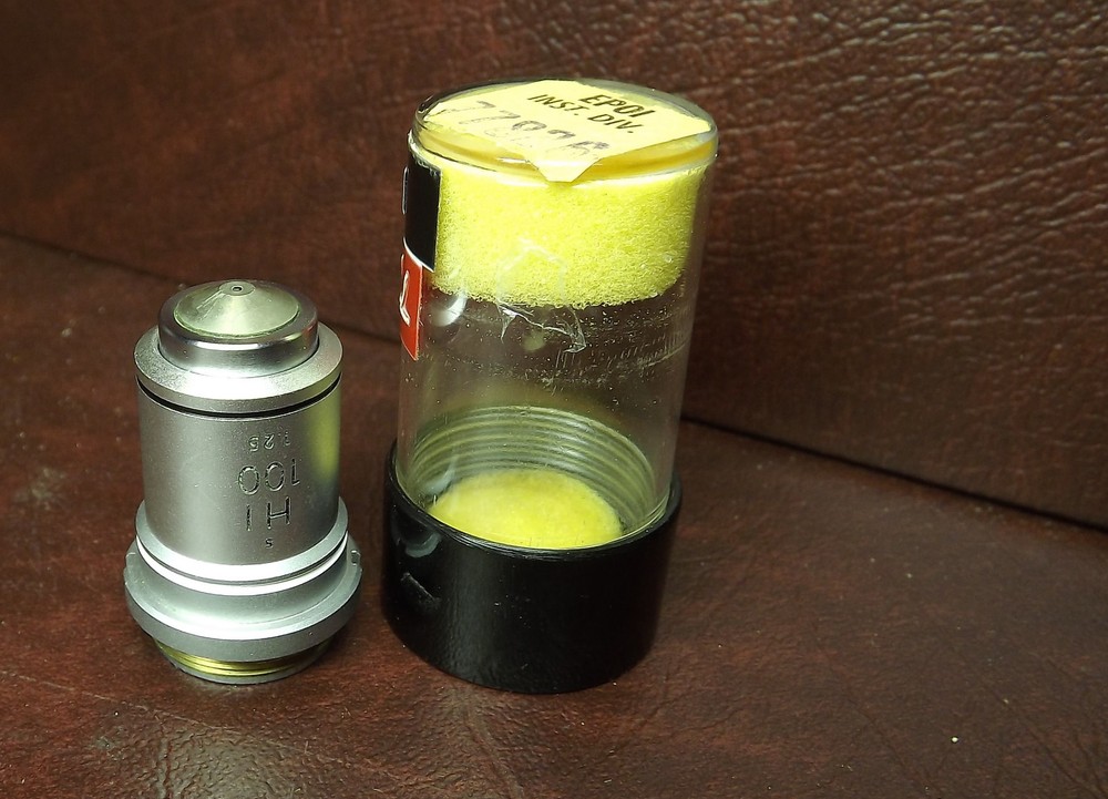Nikon HI 100 "S" Microscope Objective Lens  100/1.25