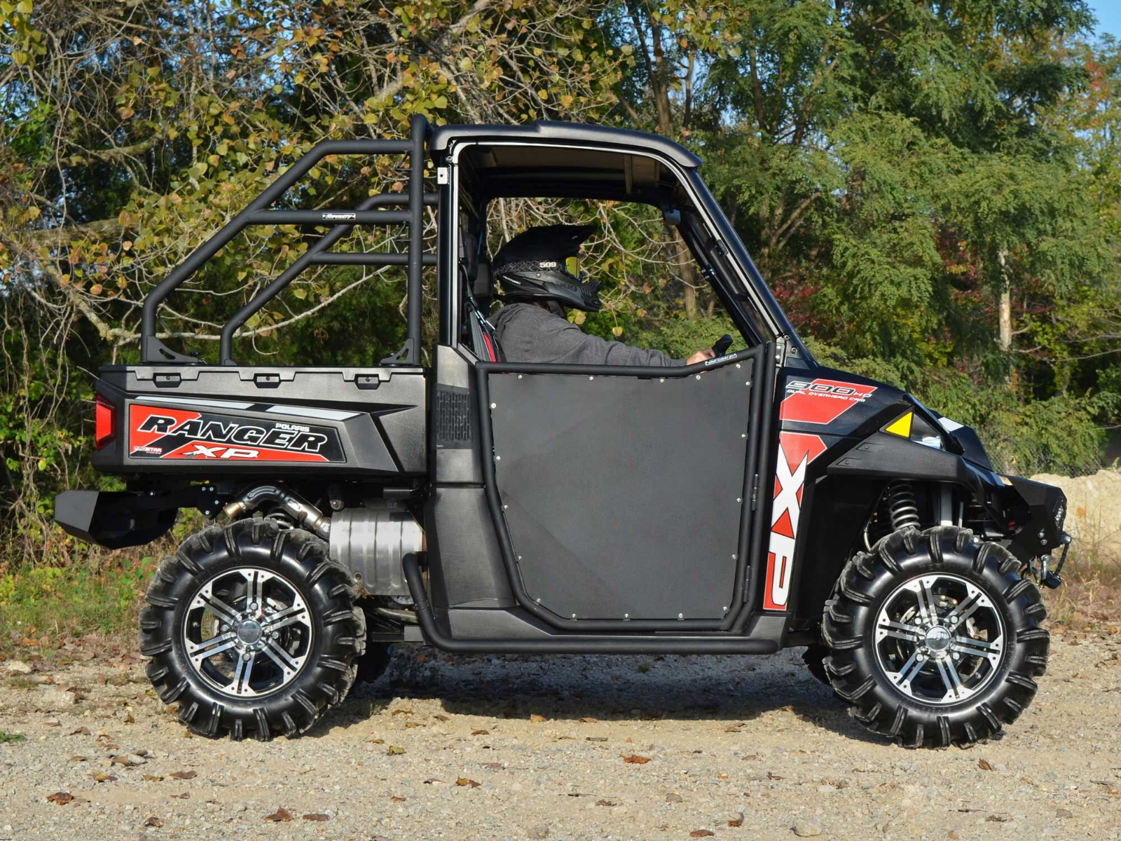 SuperATV Heavy Duty Rock Sliding Nerf Bars for Polaris Ranger XP 570 (PRO-FIT)