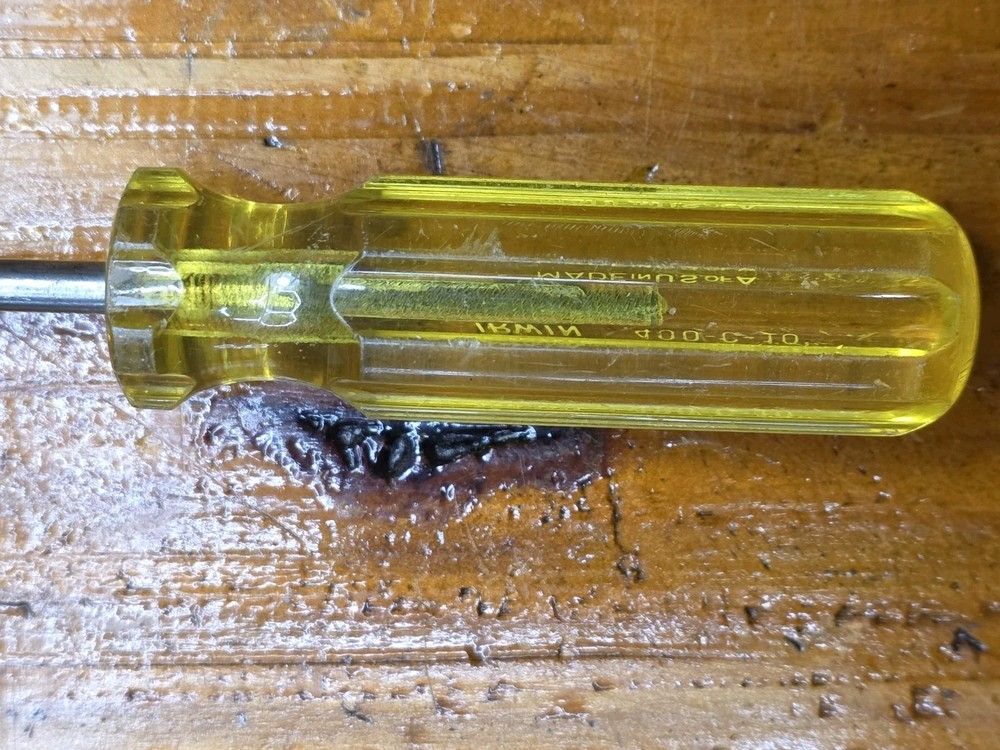 Vintage Irwin 400-C-10" Flat-head Screwdriver USA