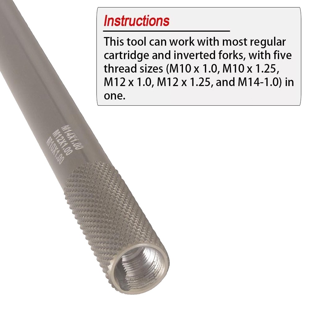 Generic Motorcycle Fork Bleed Tool Replace Damper Rod Bleed Wear Resistant USA
