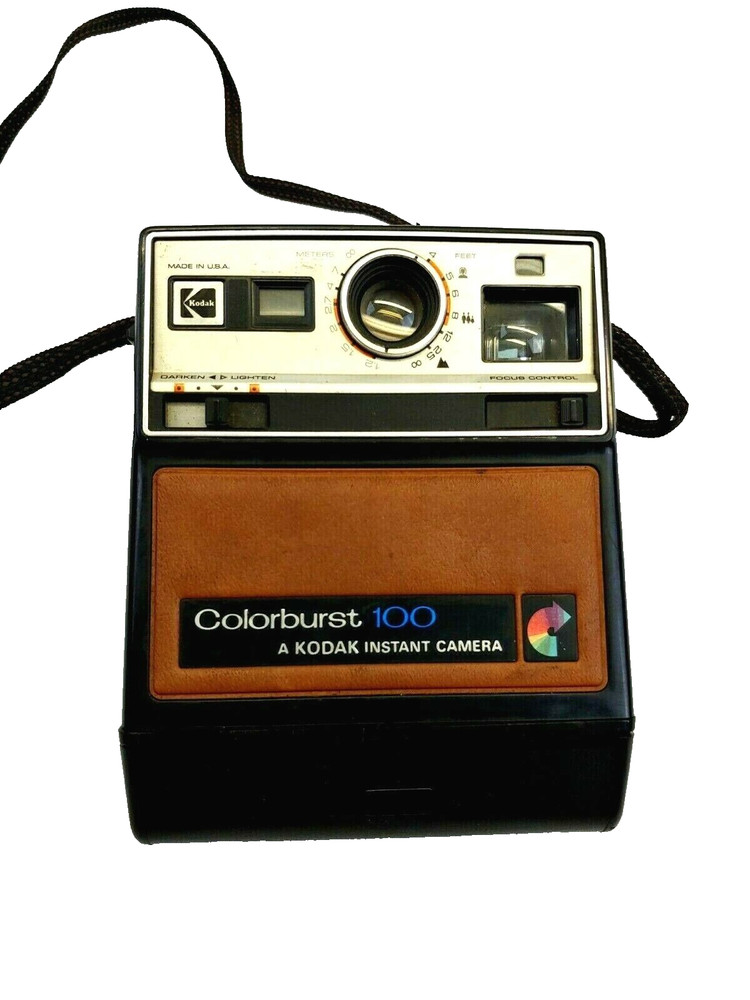 Kodak Colorburst 100 Instant Camera with Strap (untested no battery)