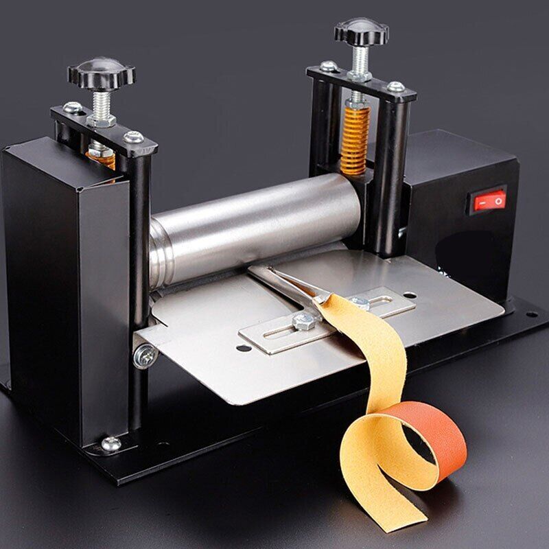 Small Electric Leather Drawing Machine 220V 28W Leather Laminating Machine