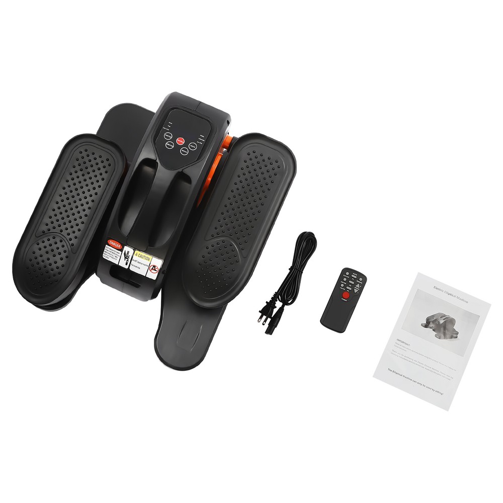 Under Desk Electric Elliptical Machine Leg Exerciser W/ Remote Control Home