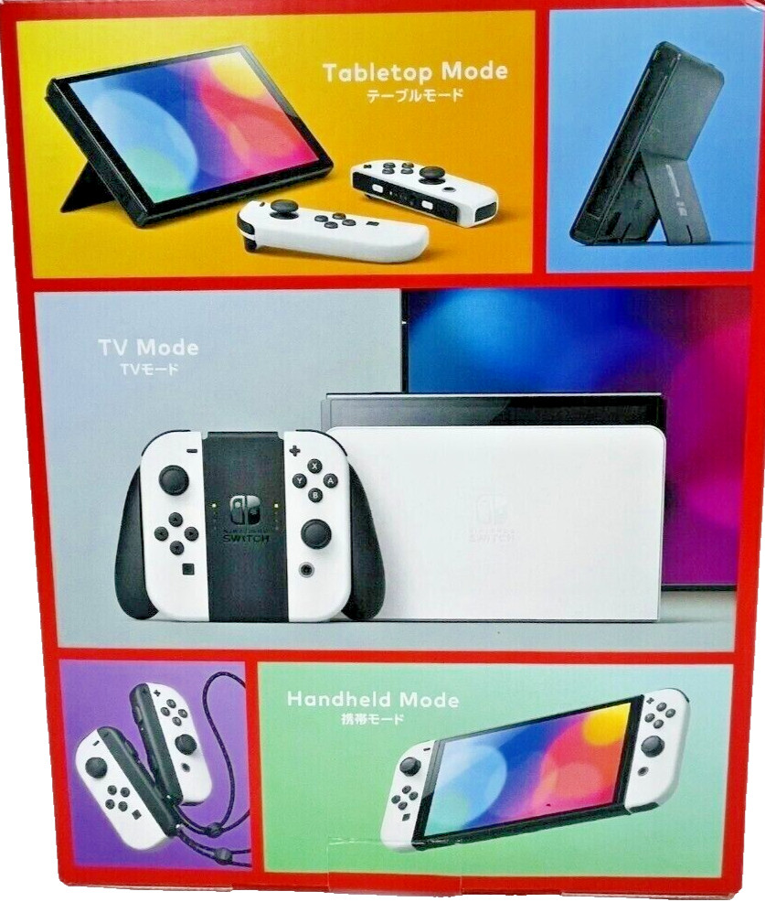 [FAIR] (C) OLED Switch Box Only Original Nintendo White Console Empty Retail AZN