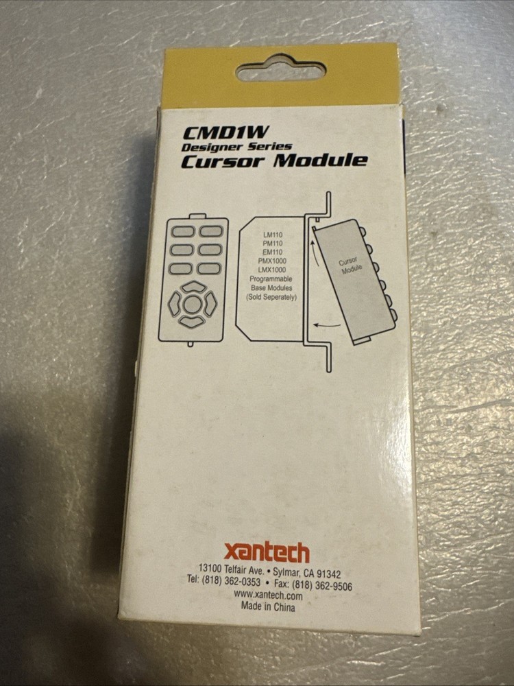 NEW Xantech CMD1W Designer Series Cursor Module