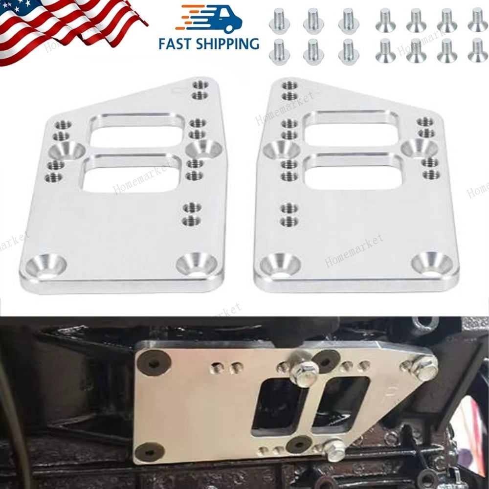 Motor Mounts Adapter Plates Swap Bracket Small Block for LS Engine Conversion US