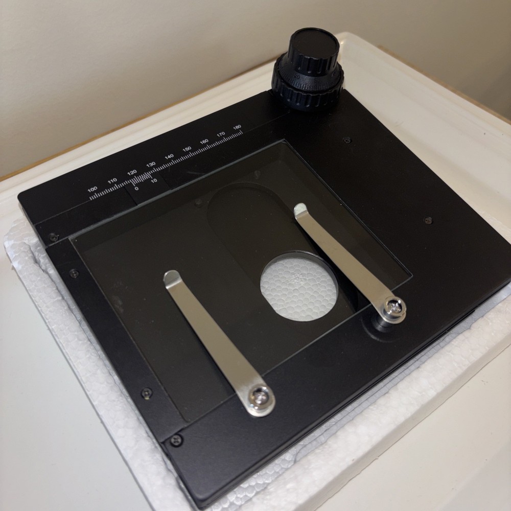 Aluminum Alloy Microscope XY Moving Stage High Sturdy For Stereo Microscope
