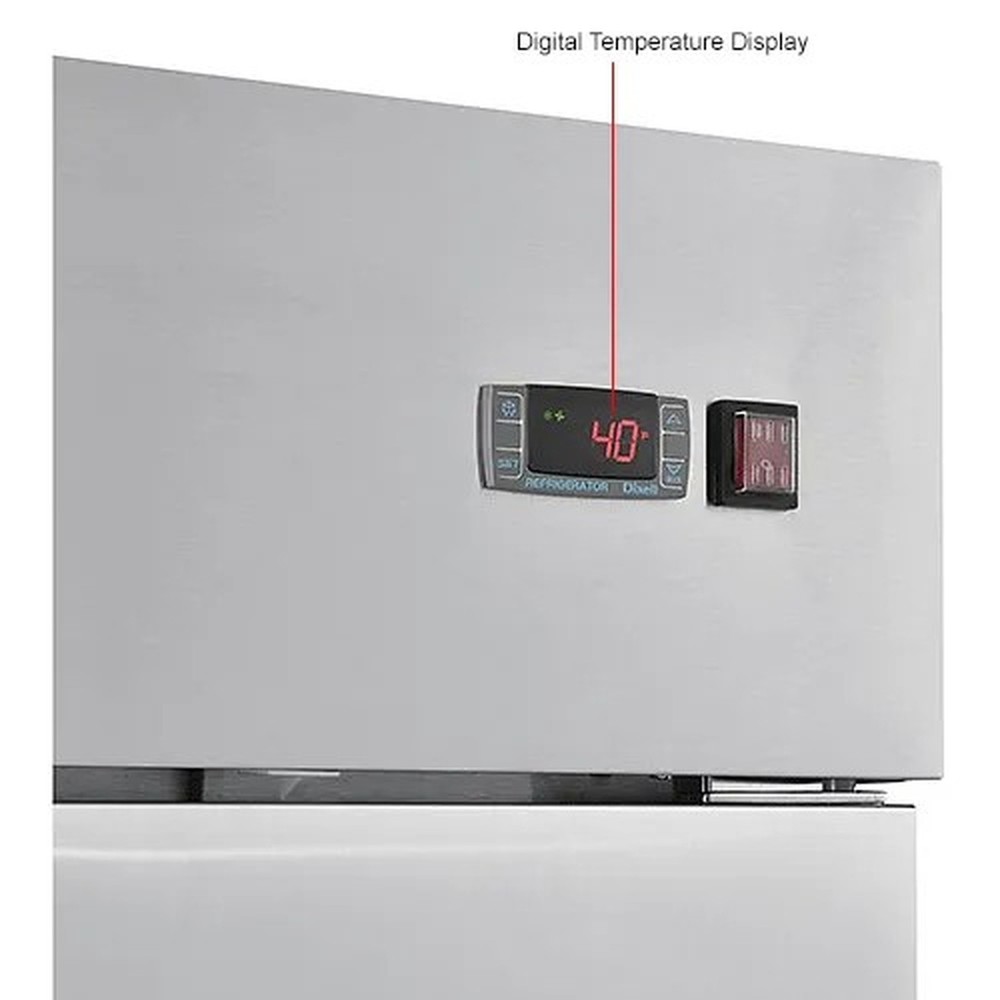 Nexel? Reach In Refrigerator, 1 Solid Door, 23 Cu. Ft.