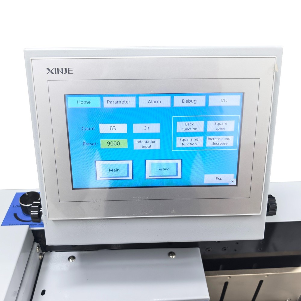 Digital Indentation Machine Automatic Paper Feeding w/ Cabinet Creasing Machine