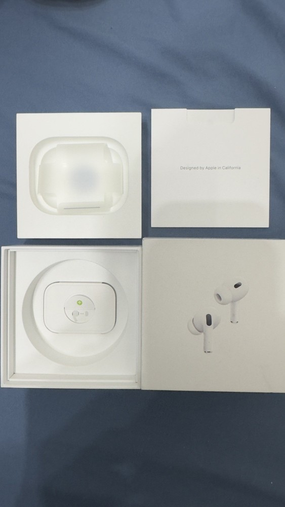 Apple AirPods Pro (2nd Gen) Empty Box + Extra Ear Tips ONLY Model MTJV3AM/A