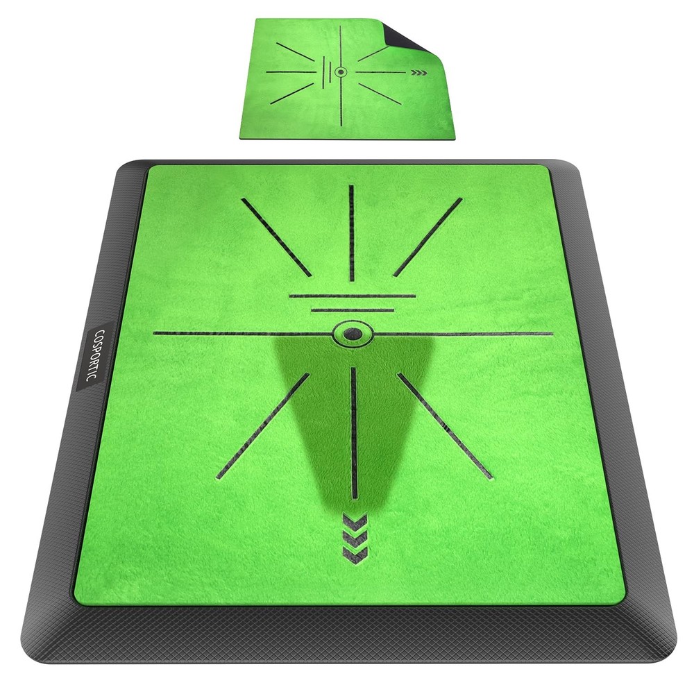 Golf Hitting Mat, Golf Training Mat for Swing Path Feedback Detection Batting...