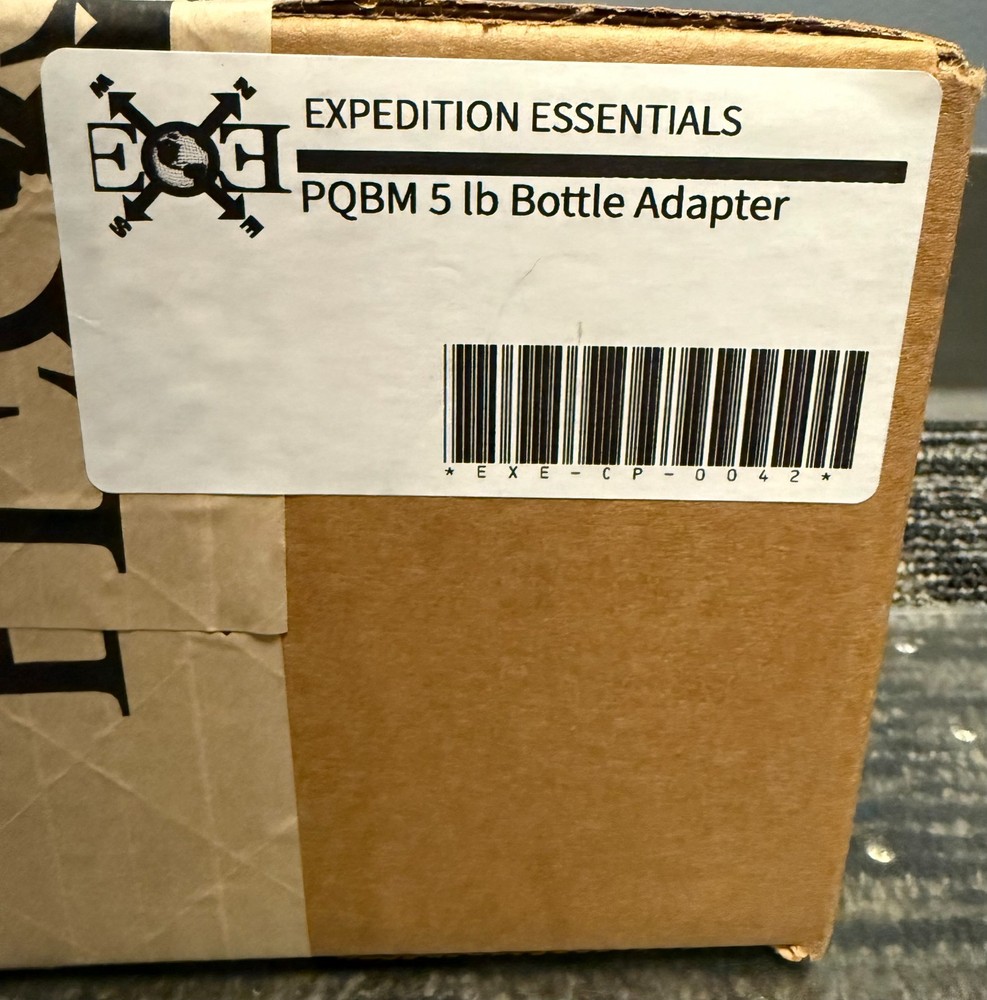 Expedition Essentials PQBM 5lb bottle adapter