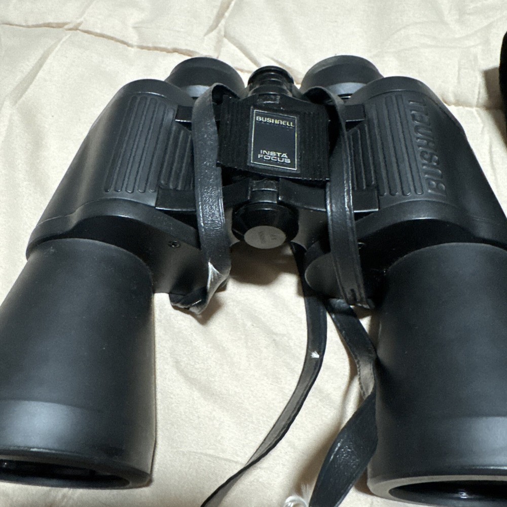 Bushnell Instafocus 10x50 Binoculars With Case