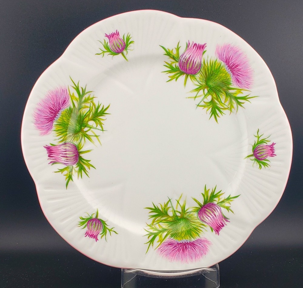 Shelley Dainty Thistle Salad Plate