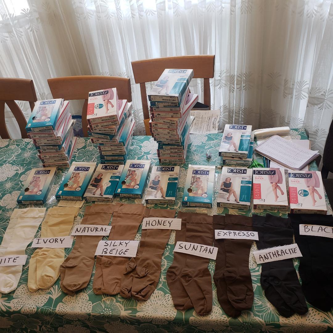 Jobst Ultra Sheer  CT REGULAR  15-20 Compression Knee Stockings Size & Color