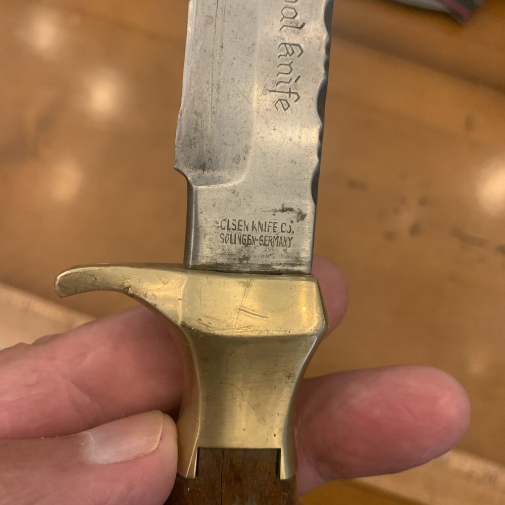 Super Vintage Olsen Survival Knife Soligen Germany