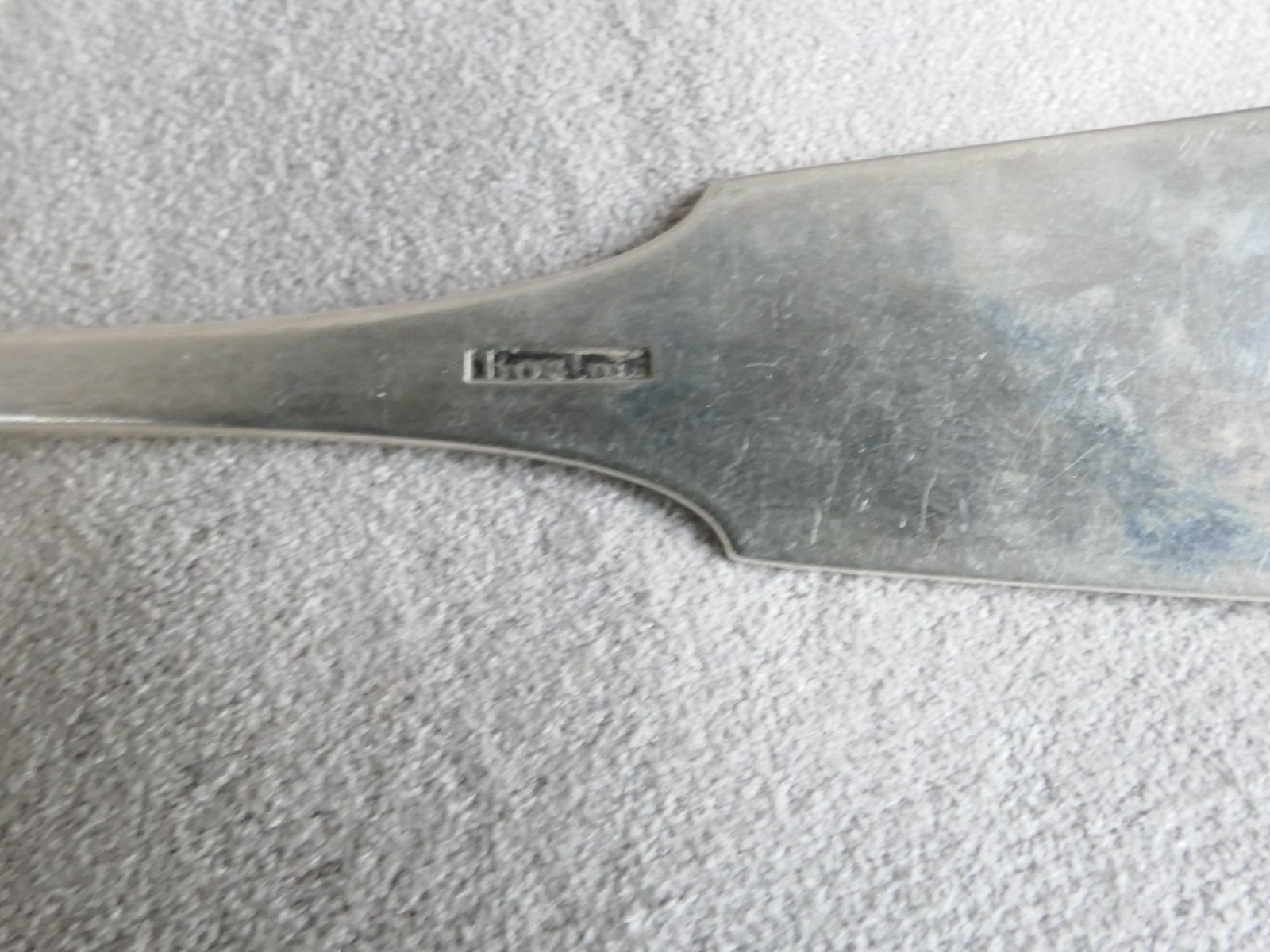 Two American Coin Silver Spoons FARRINGTON & HUNNEWELL Boston MA : 45.1g