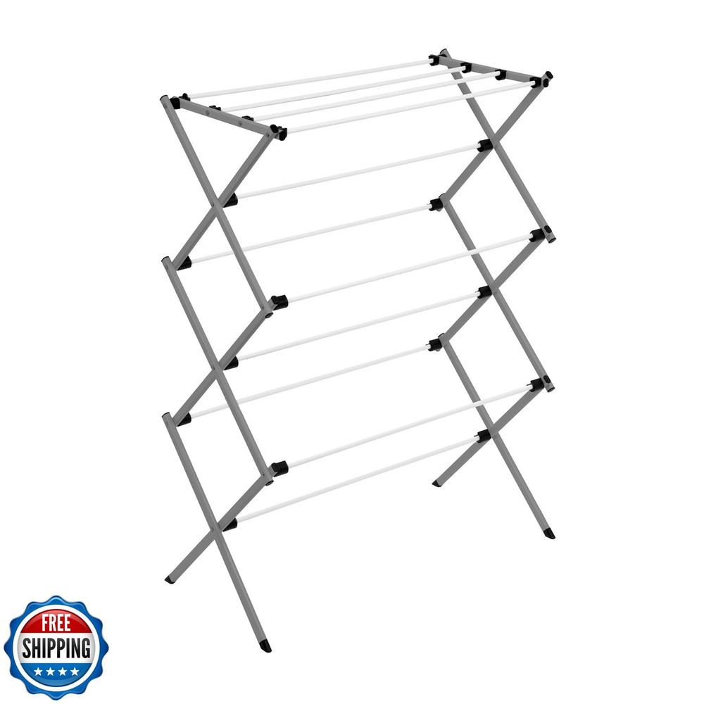 Honey-Can-Do Collapsible Clothes Drying Rack – Durable, Space-Saving Laundry