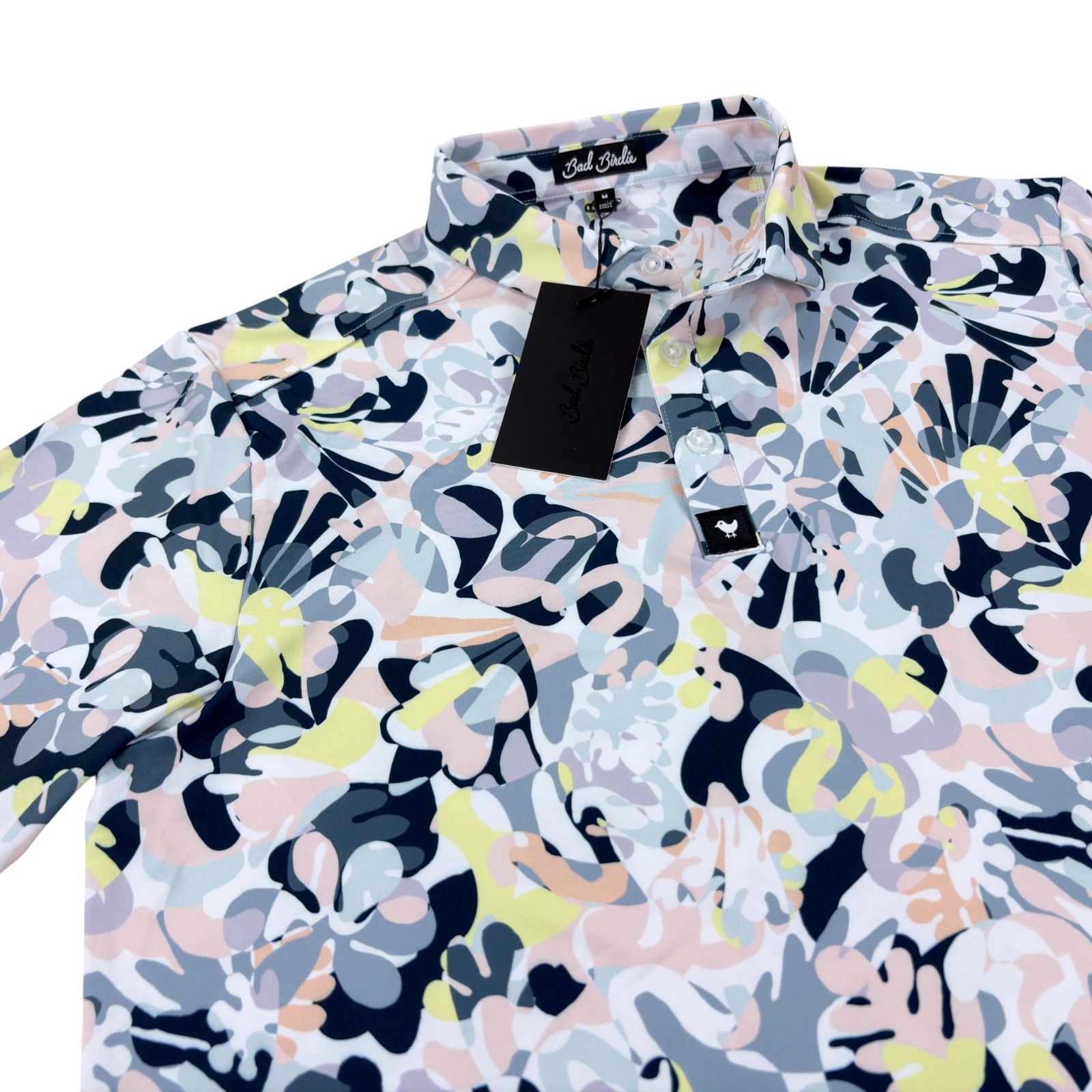 Bad Birdie Core Golf Polo Men's Slim Fit Savannah Swing NWT