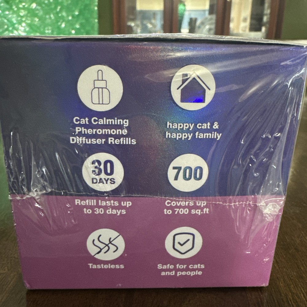 Cat Pheromones Calming Diffuser 1 BOX OF 6 Pack Multicat Pheromone Refills