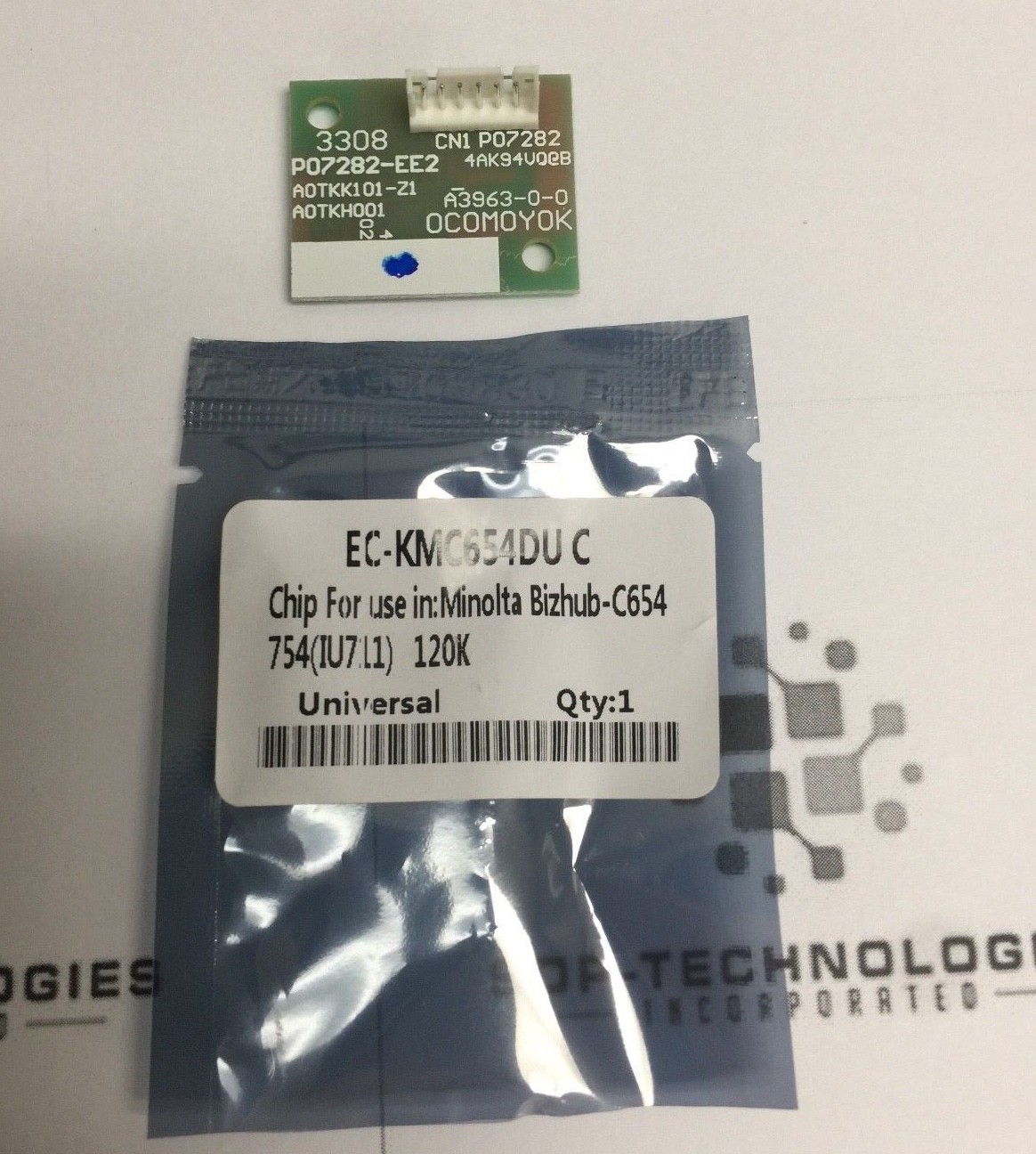 1 CYAN Drum Chip Konica Minolta Bizhub C654 C654e C754 C754e DR-711 RESET DRUM