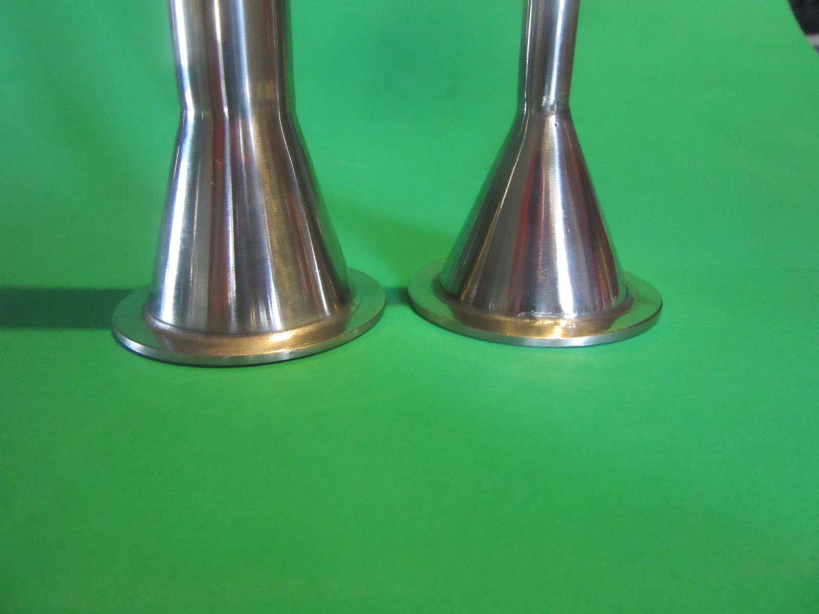 12" LONG 2-Pc Set Sausage stuffing tubes 2" base 3/8" & 3/4" dia for VEVOR LEM