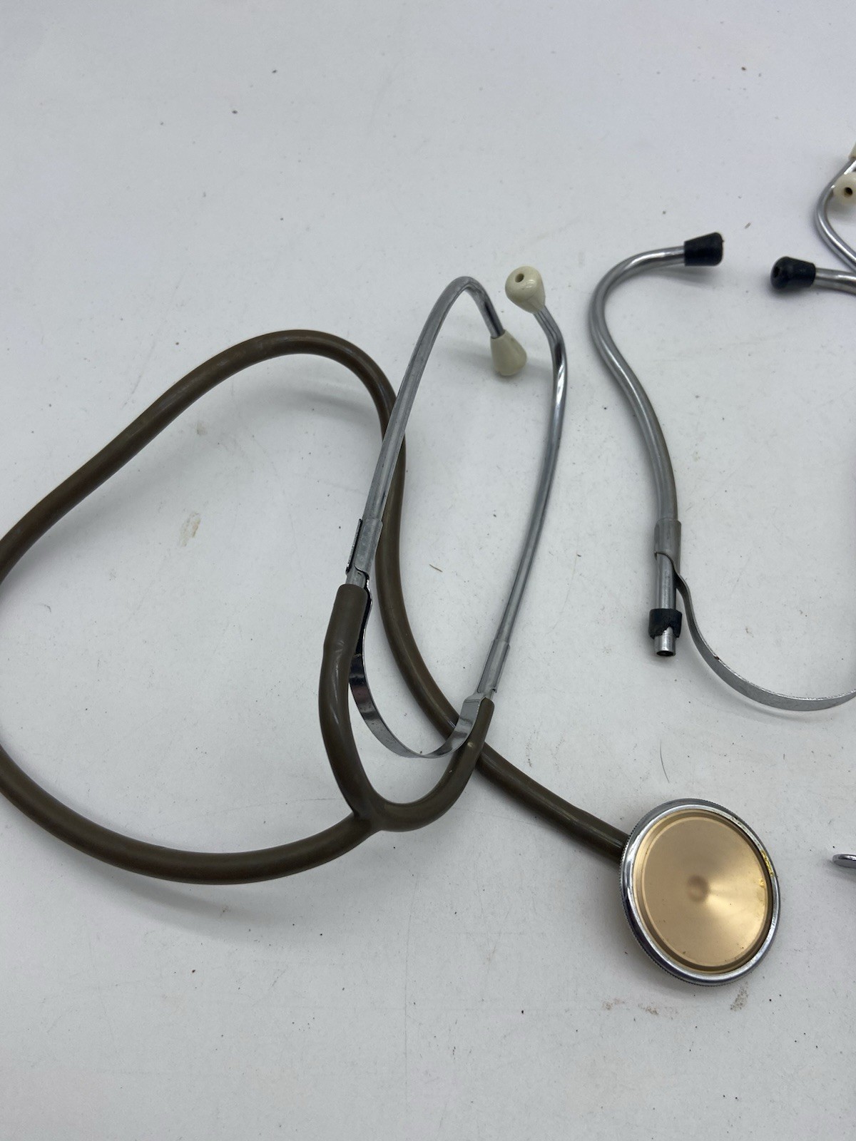 vintage stethoscope parts lot estate find untested