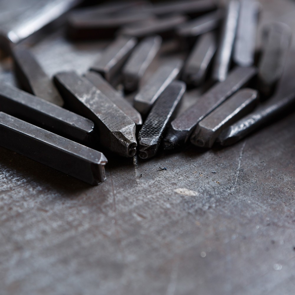 9pcs 1/8" 3mm Letter Stamp Set Punctuation Marks Punch Press Tool