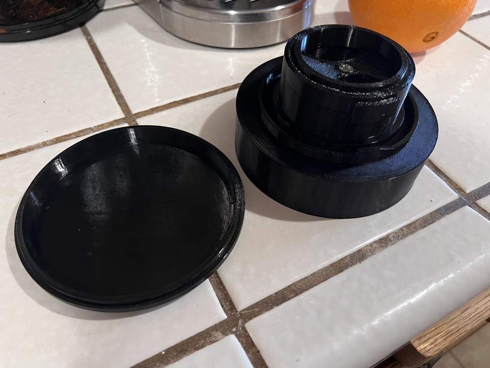 Kitchen aid Burr Grinder Custom PETG 3D Printed Hopper - READ DESCRIPTION