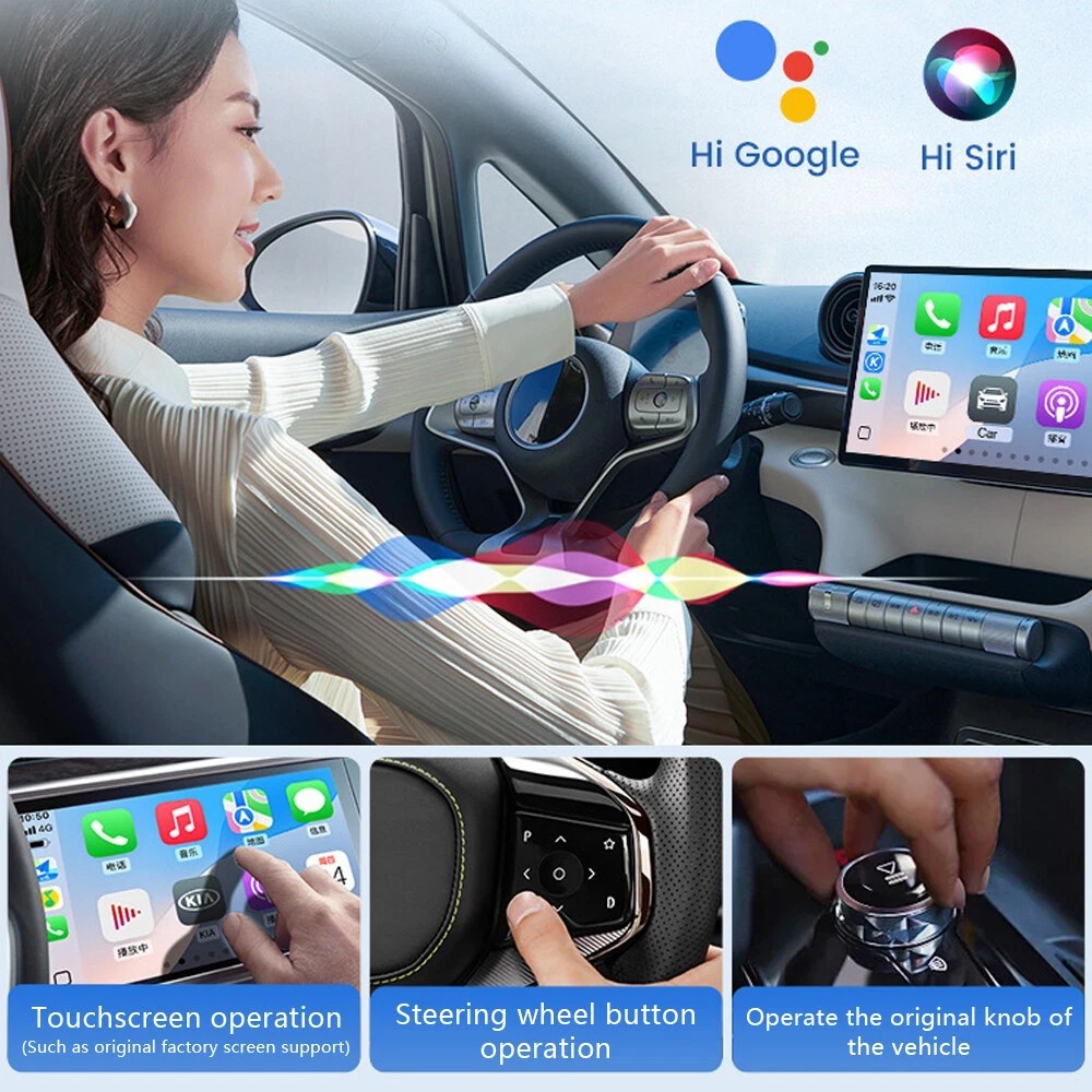CarlinKit 5.0 MINI Ultra US Wireless CarPlay Android Auto Adapter Connection