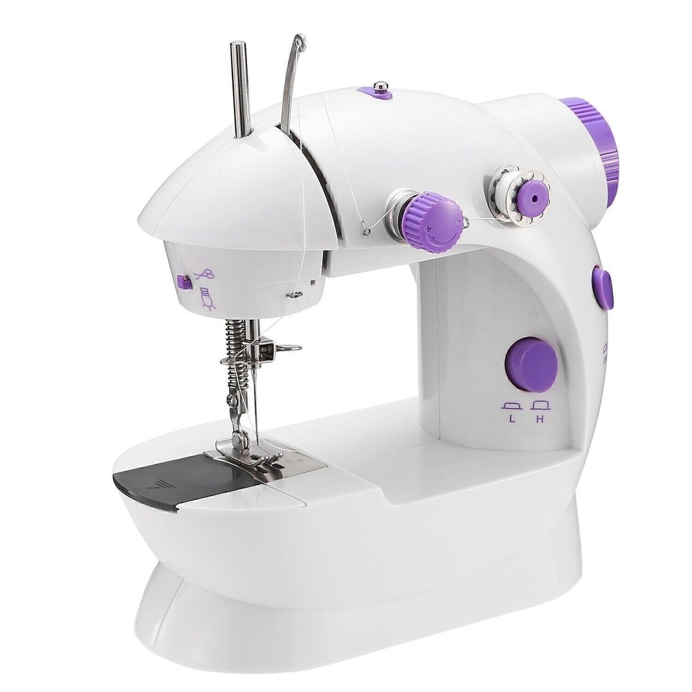 Mini Desktop Electric Sewing Machine Portable 2 Speed Held Household Tailor Tool