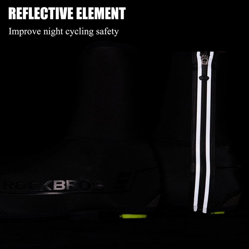 ROCKBROS Cycling Overshoes MTB Road Bike Winter Windproof Warmer Shoe Covers