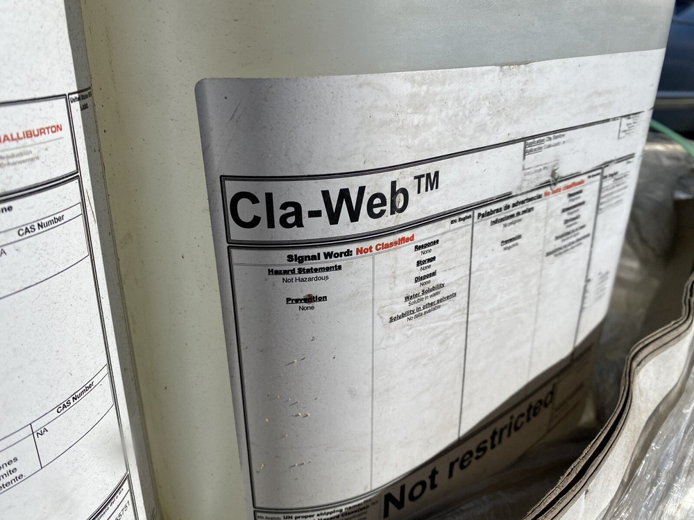 1 5gal Pail Halliburton’s Cla-Web Clay Stabilization Clay Stabilizing Additive