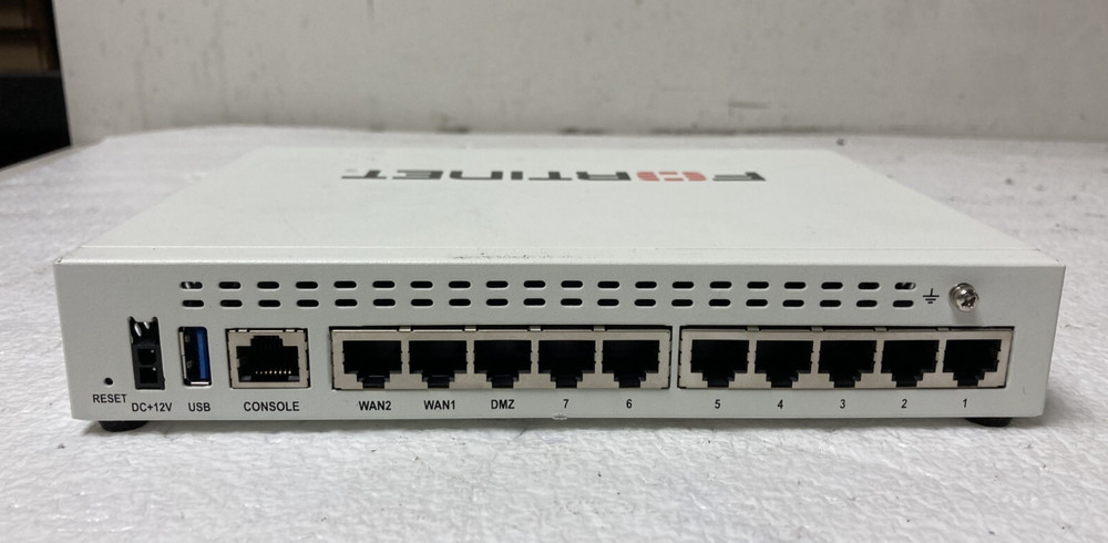 Fortinet Fortigate 60E FG-60E Network Security Firewall *No AC Adapter*