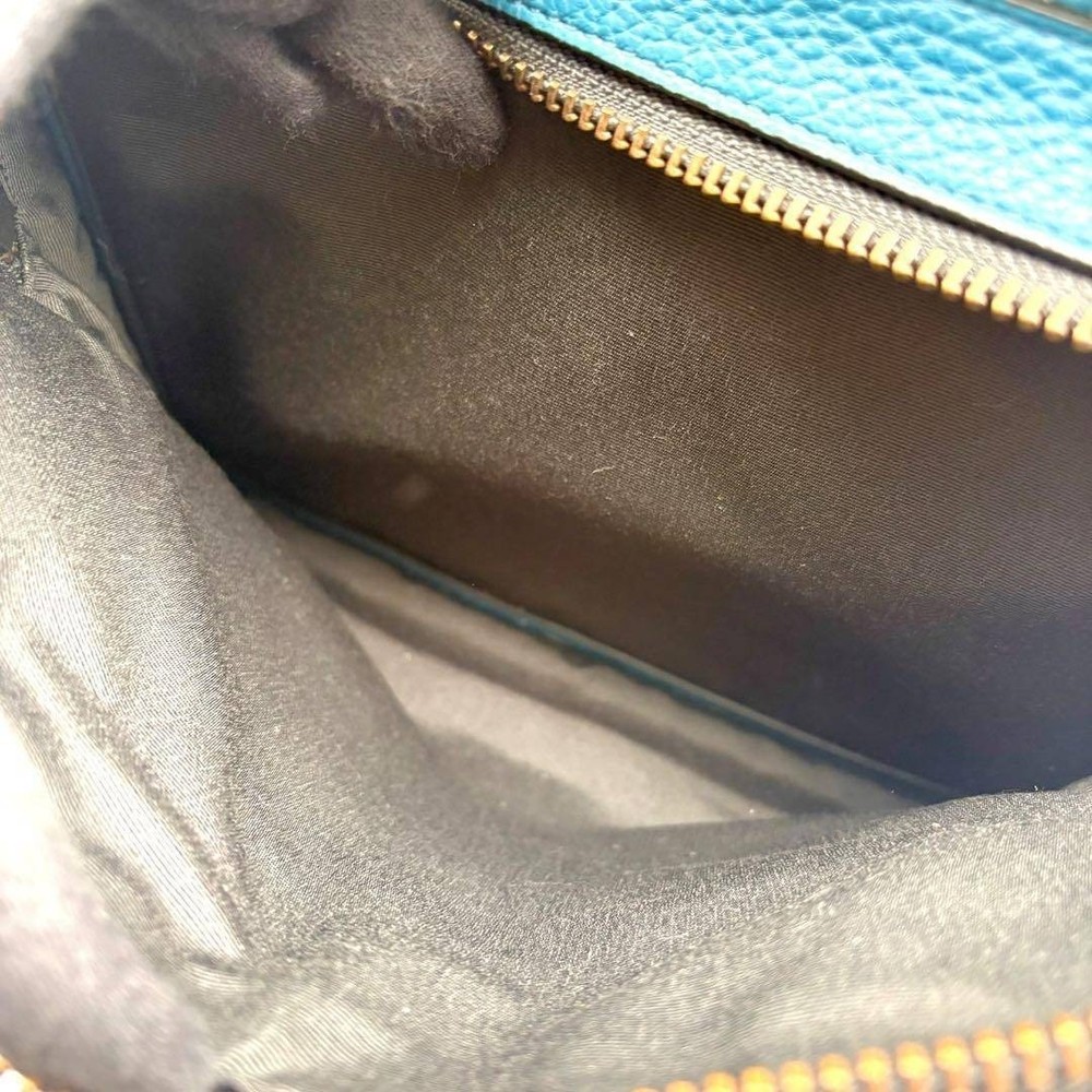 COACH West Backpack Leather Large Capacity Used From Japan