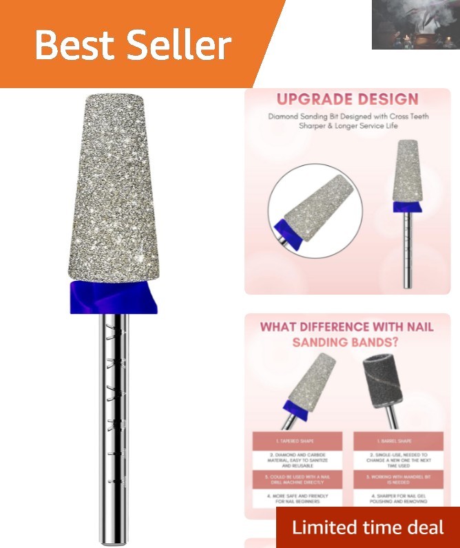 Universal 3/32" Diamond Drill Bit – Perfect for Beginners & Nail Techs | M Grit