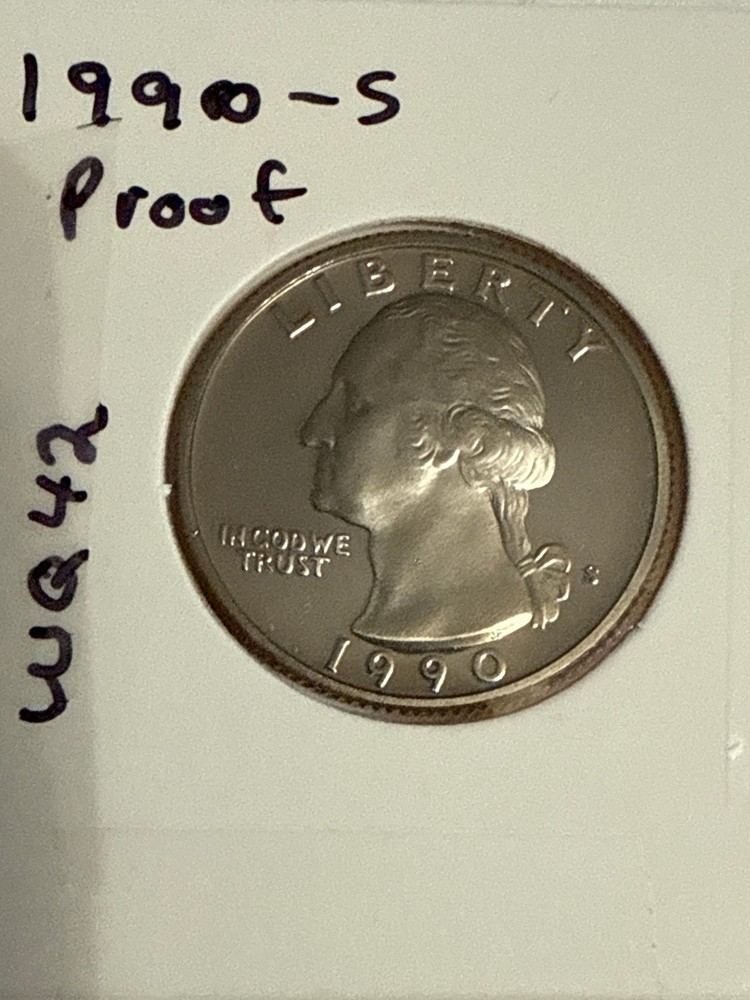 1990 S Proof Washington Quarter