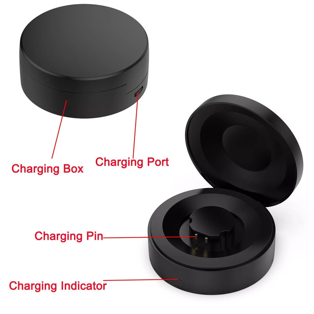 Portable 12-13# Smart Ring Charger Charging Case Box For RingConn Smart Ring
