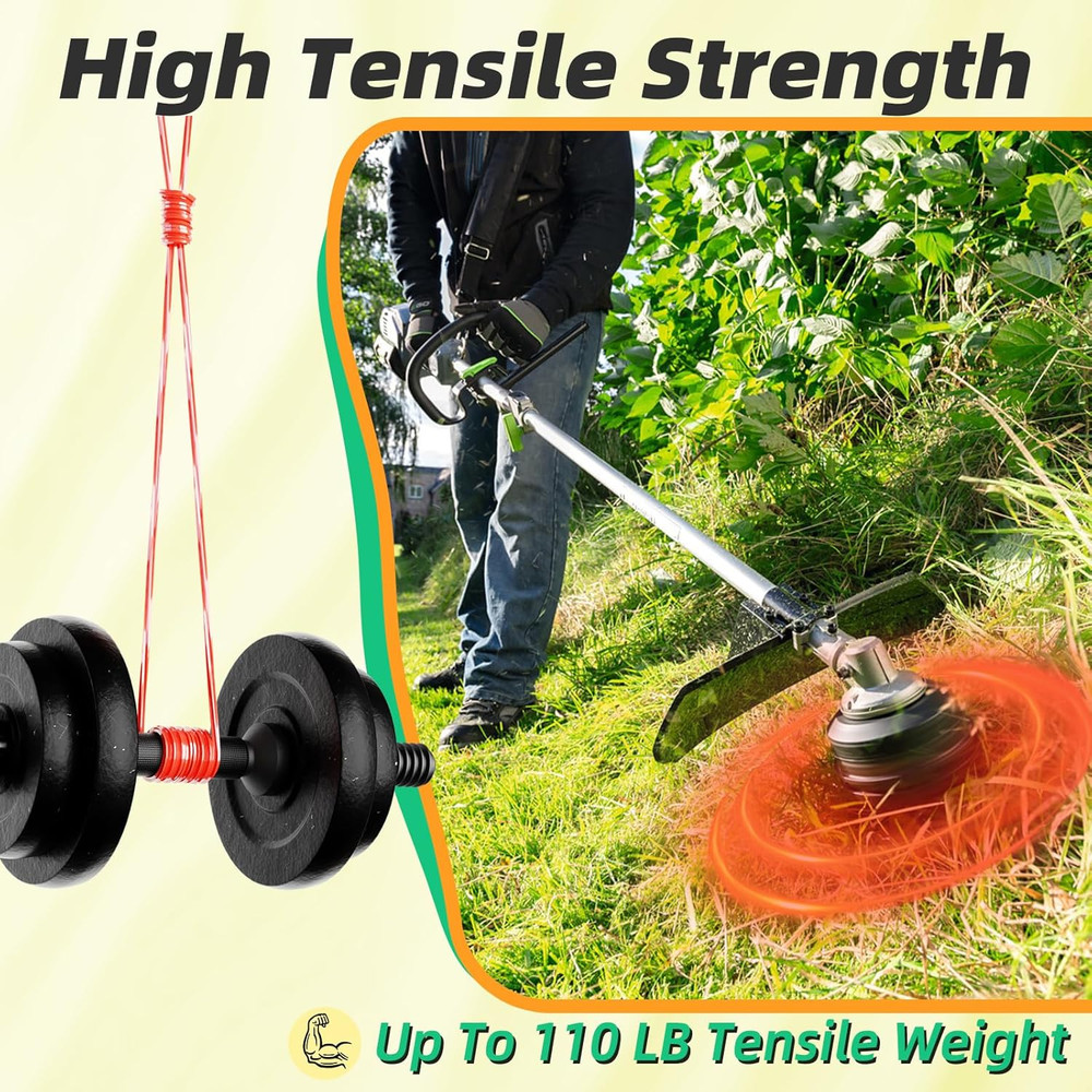 .105 Trimmer Line 120ft Heavy Duty String for Eater Lawn Edge & Thick