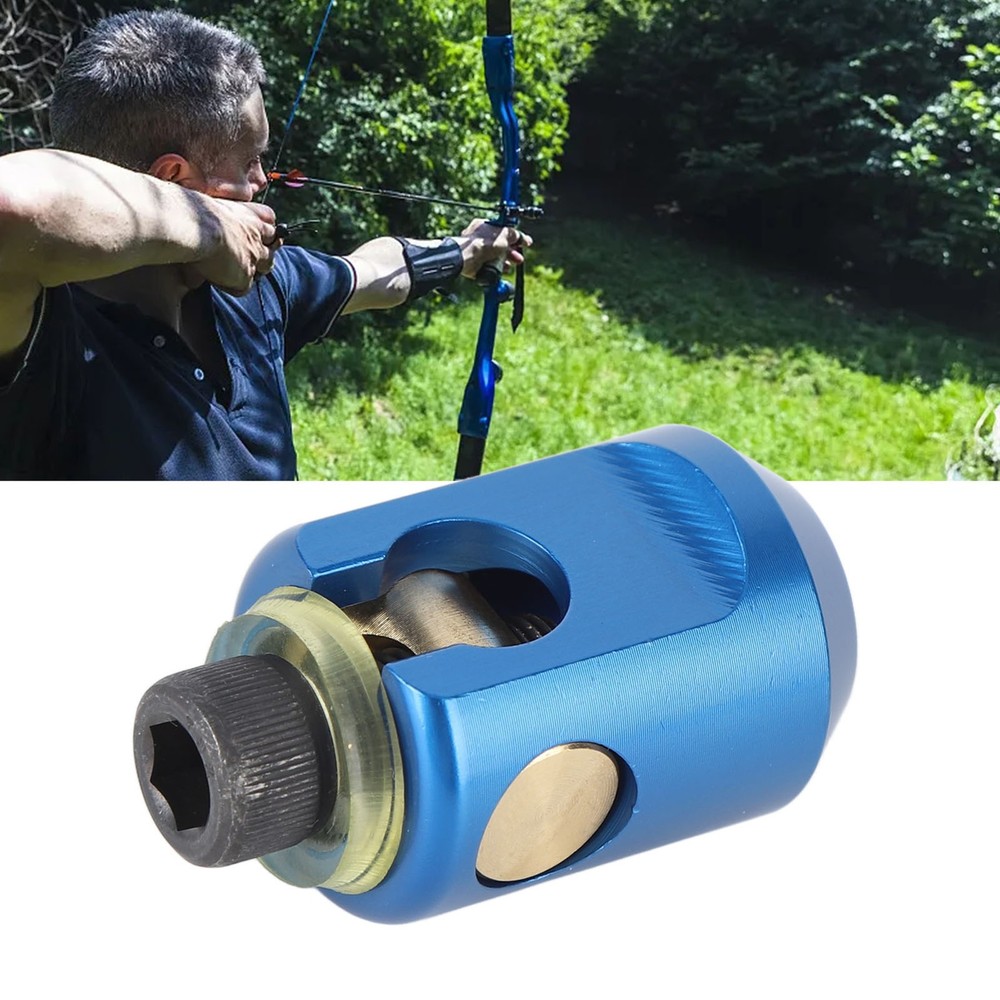 Blue Archery Stabilizer Adapter Wear Resistant Shock Absorbing For Compound