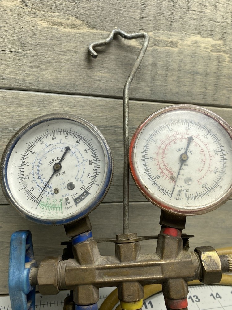 Imperial manifold gauge Vintage